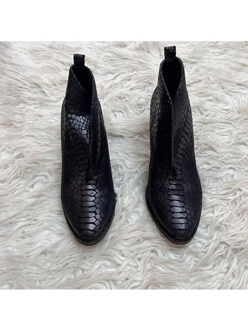 Matisse black leather